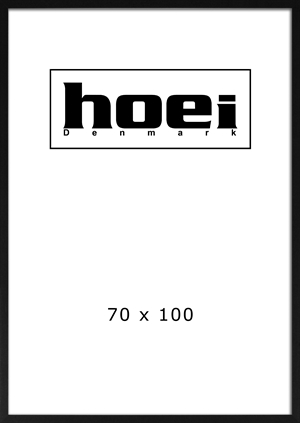 Cornice in legno nera per foto e poster 70 x 100 cm